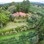 Aerial Photo of House up High in Grecia, Costa Rica