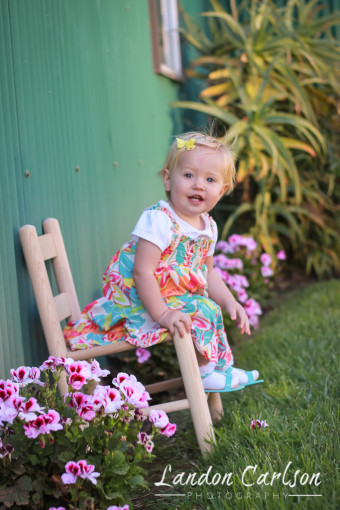 Baby with Flowers