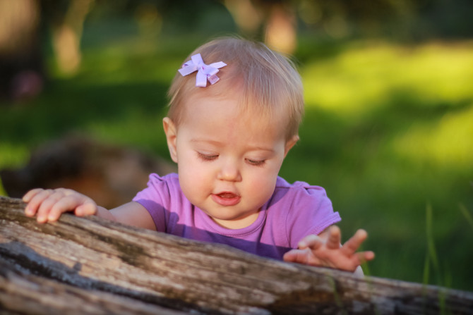 Candid Baby Portrait