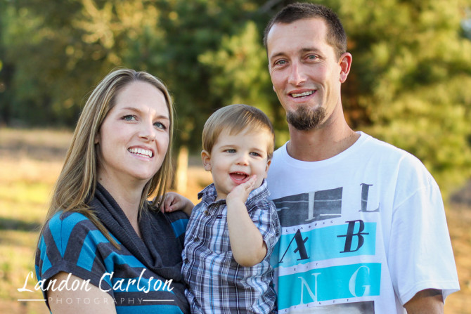 Baby Smiling with Parents