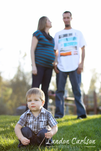 Parents and Child Portrait