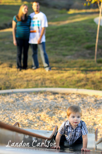 Toddler on Slide