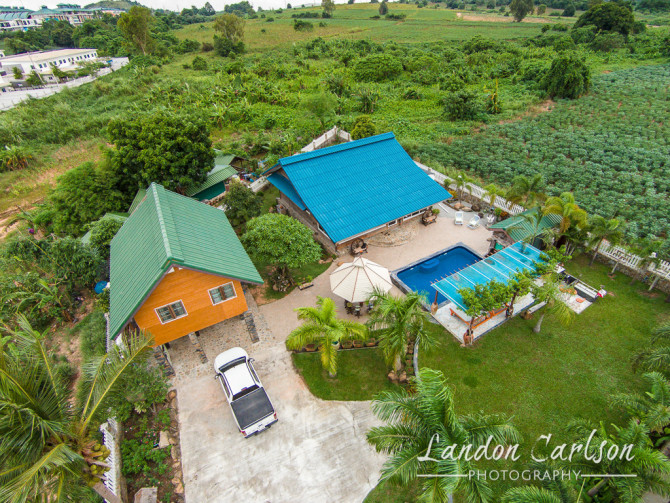 Aerial Photo of House in Thailand