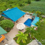 Aerial Photo of House with Pool in Thailand